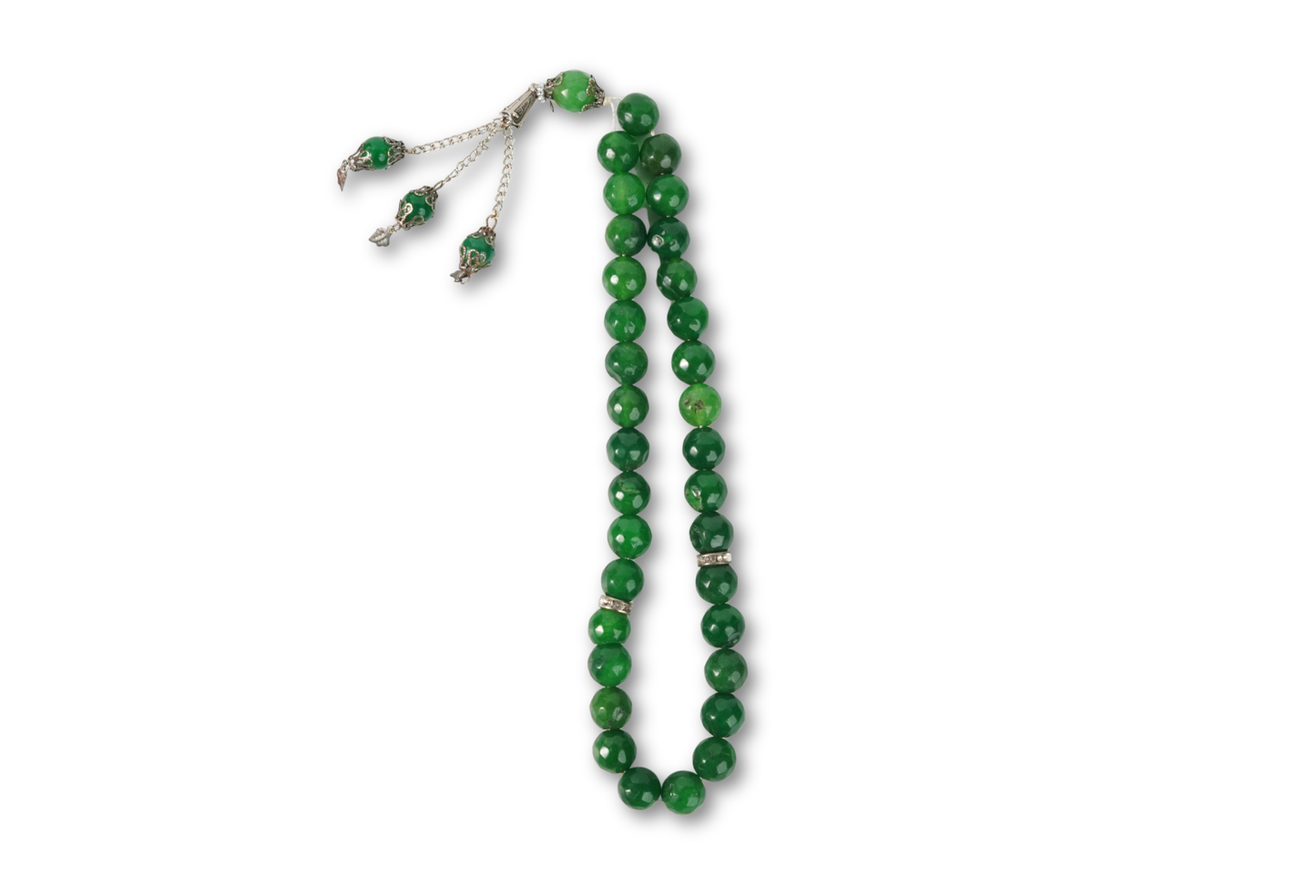 Emerald Green Agate Tasbih — 33 Beads | Gift-Ready